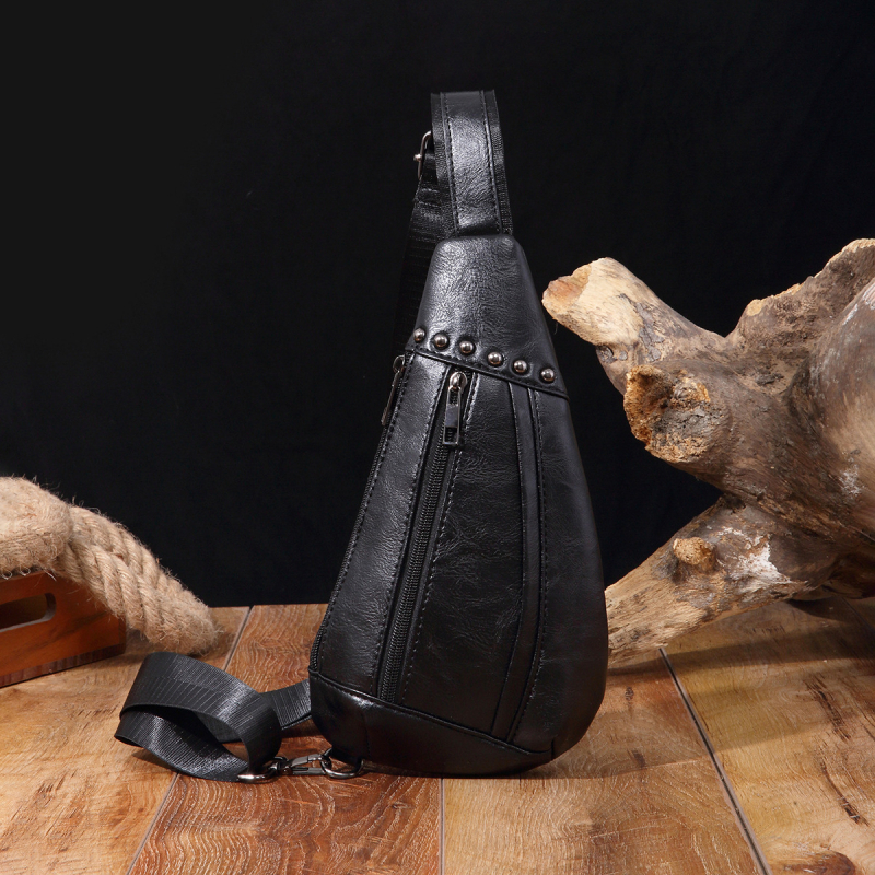 Geantă crossbody pentru piept - PU material, vară 2024, utilizare zilnică