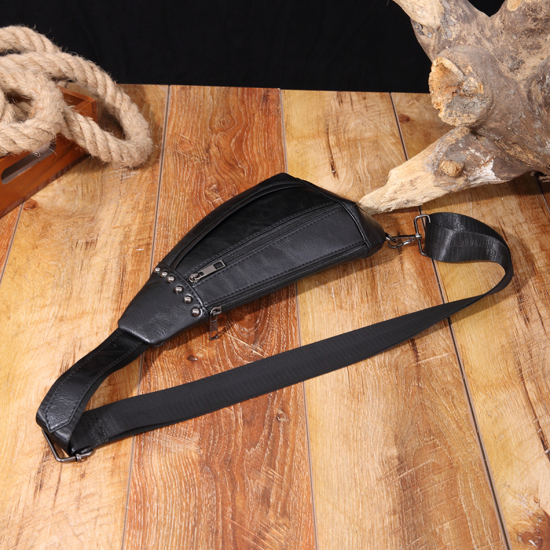 Geantă crossbody pentru piept - PU material, vară 2024, utilizare zilnică