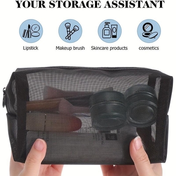 Τσαντάκι μακιγιάζ PU, μινιμαλιστικό καλλυντικό τσαντάκι, για οικιακή αποθήκευση, σχέδιο: Άλλο, εσωτερική επένδυση: Άλλο, Άνδρας