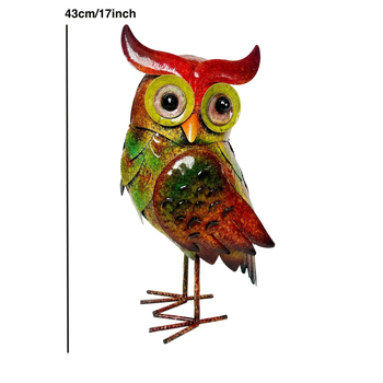 Χειροποίητο μεταλλικό διακοσμητικό κουκουβάγια για το σπίτι – φιγούρα ζώου, κωδικός προϊόντος 123453