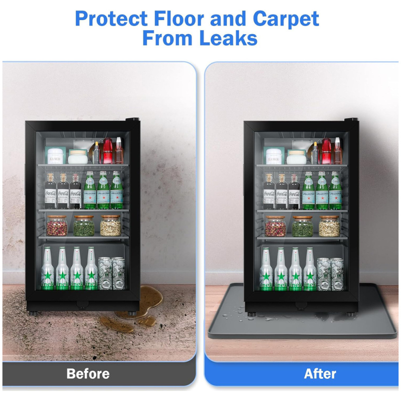 Силиконов комплект подложки за дъното на хладилника, горния панел на пералнята и баня за съхранение (Материал: силикон; Стил: прост и модерен; Съхранение: Баня; Категория: друго организиращо и прахозащита)