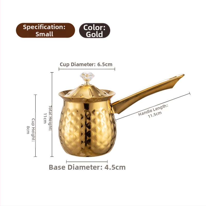 Κύπελλο latte art από ανοξείδωτο ατσάλι με μακριά λαβή και μυτερό στόμιο, πολυτελής στυλ, 220 g, δυνατότητα προσαρμογής