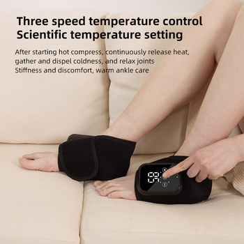 Ηλεκτρική θερμαινόμενη συσκευή ποδιού με δονητική θεραπεία, 3 επίπεδα θέρμανσης, για πόδι και αστράγαλο, Μοντέλο 1231