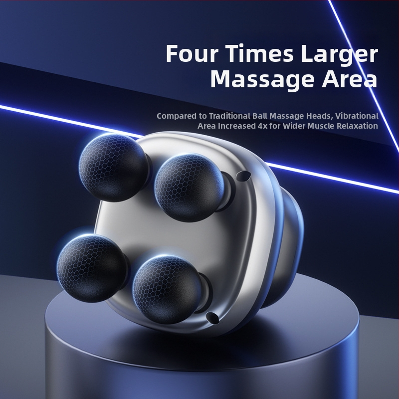 Medzinárodný elektrický masážny prístroj s kefovým motorom, viac ako 5 rýchlostí, viac ako 6 masážnych hlavíc a hluk 46–70 dB.