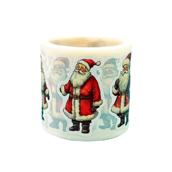 Shilon σετ αυτοκόλλητων – 250 τεμαχίων, χειροποίητα vintage χριστουγεννιάτικα αυτοκόλλητα σε στυλ καρτούν, σε χαρτί, κατάλληλα για ημερολόγια και συσκευασία δώρων