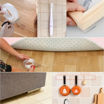 A6107 διπλής όψεως ταινία, επanaχρησιμοποιήσιμη, πλένεται, χωρίς κατάλοιπα