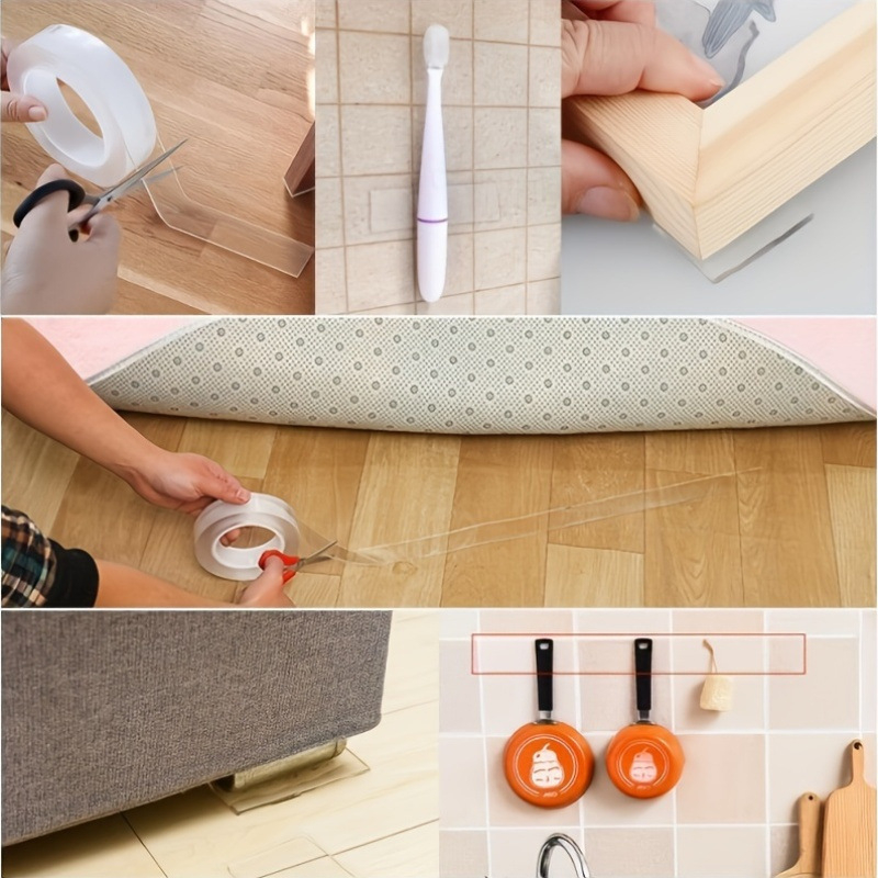 A6107 διπλής όψεως ταινία, επanaχρησιμοποιήσιμη, πλένεται, χωρίς κατάλοιπα