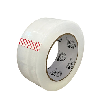 Ταινία συσκευασίας με κόλλα σε υδατική βάση, φιλμ BOPP, υψηλή ιξωδότητα, με 2 κοπτικά, αντοχή 60–80°C