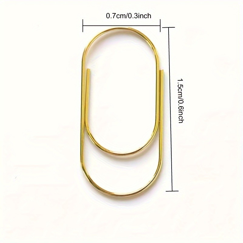 CNJH clipsuri metalice pentru hârtie, formă creativă, ambalate în cutie, model 001