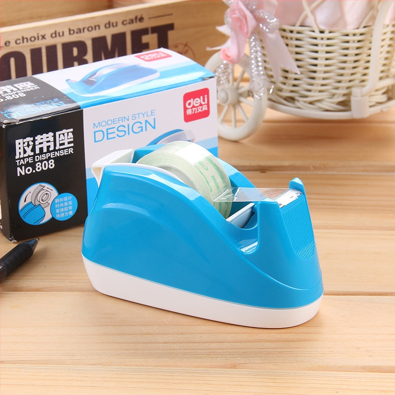 Резачка за лепяща лента Deli, пластмасова конструкция, Без внос