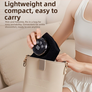 Електрически нагряващ масажор за глезен с топлинна терапия, зареждане, таймер, механично управление, марка Neutral, модел XBL-8687