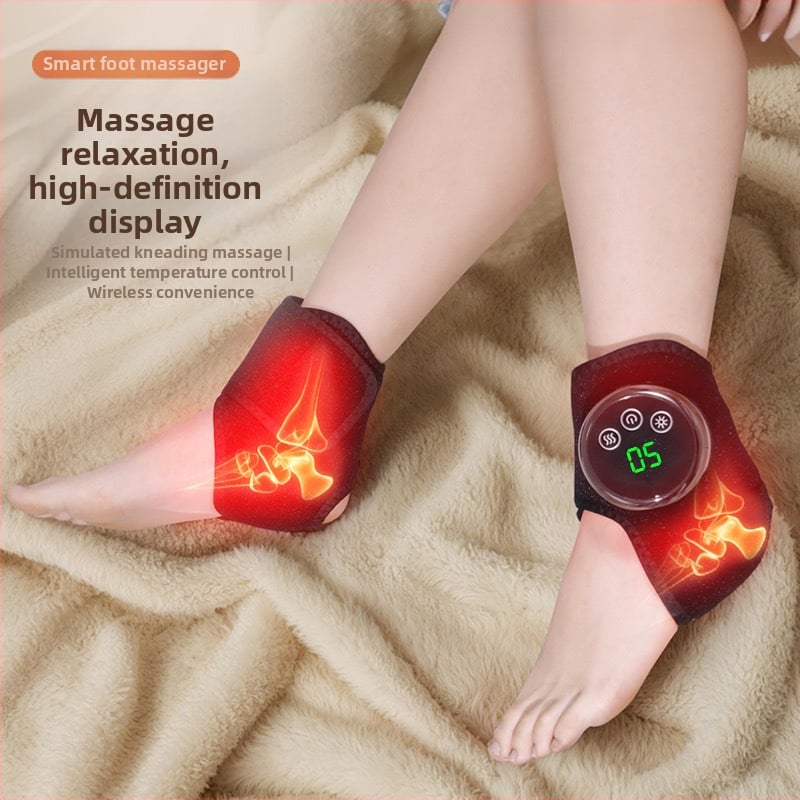 Ηλεκτρικός θερμαινόμενος μασάζ για τον αστράγαλο με θερμοθεραπεία, φόρτιση, χρονομέτρηση, μηχανικός έλεγχος, μάρκα Neutral, μοντέλο XBL-8687