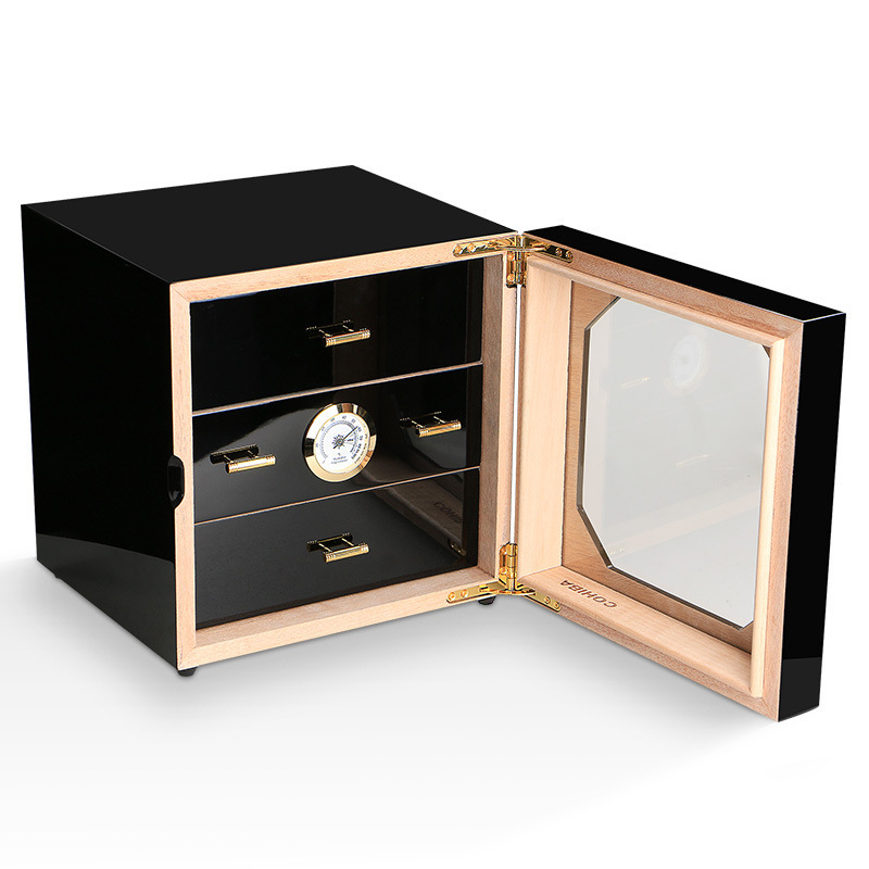 Κιβώτιο υγρασίας πούρων, ξύλινο, Bear zhizhe, 1 τεμάχιο, μινιμαλιστικό στυλ