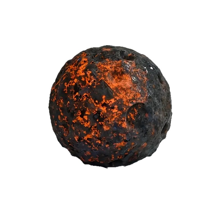 Asztali dísz Flame Stone, Crater Ball, Moon Surface, Crystal (CMS kód)