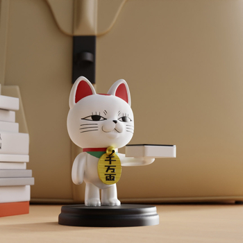 Βάση φόρτισης ρολογιού με γάτα-τυχερή, ρητίνη, συμβατή με Apple Watch και Huawei Watch, κινέζικού στυλ, επιτραπέζιος οργανωτής