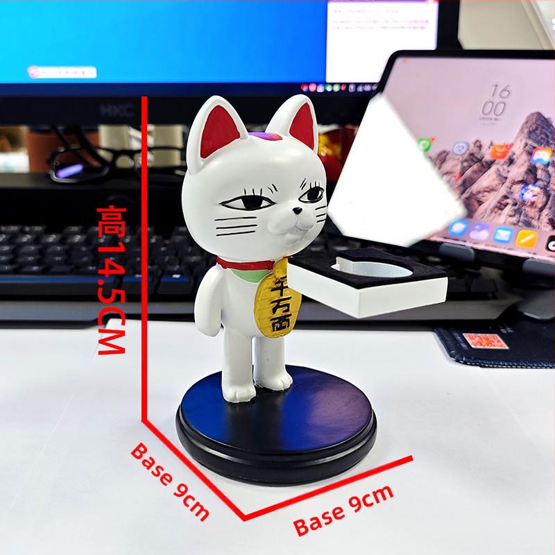 Βάση φόρτισης ρολογιού με γάτα-τυχερή, ρητίνη, συμβατή με Apple Watch και Huawei Watch, κινέζικού στυλ, επιτραπέζιος οργανωτής
