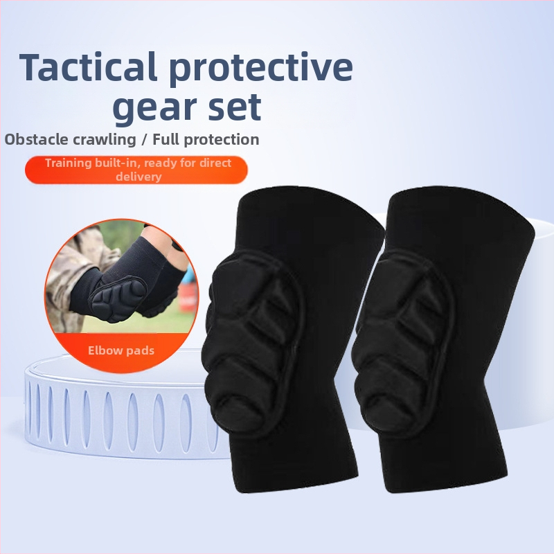 Set zaštitnika za koljena i lakat za vojnu obuku — četiri dijela, EVA pjena i pamučna pređa, za odrasle