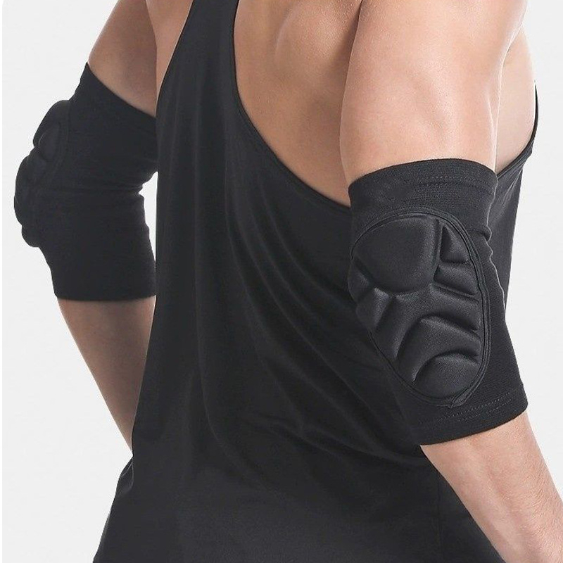 Kareiviškas treniruočių kelio ir alkūnių apsaugos komplektas — keturių dalių rinkinys, EVA putos ir medvilnės siūlas, suaugusiems