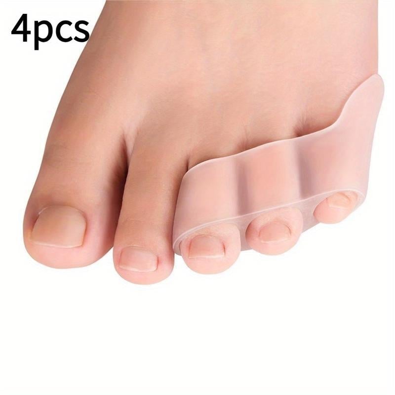 4 броя силиконови предпазители за пръсти с ергономичен дизайн за платнени обувки