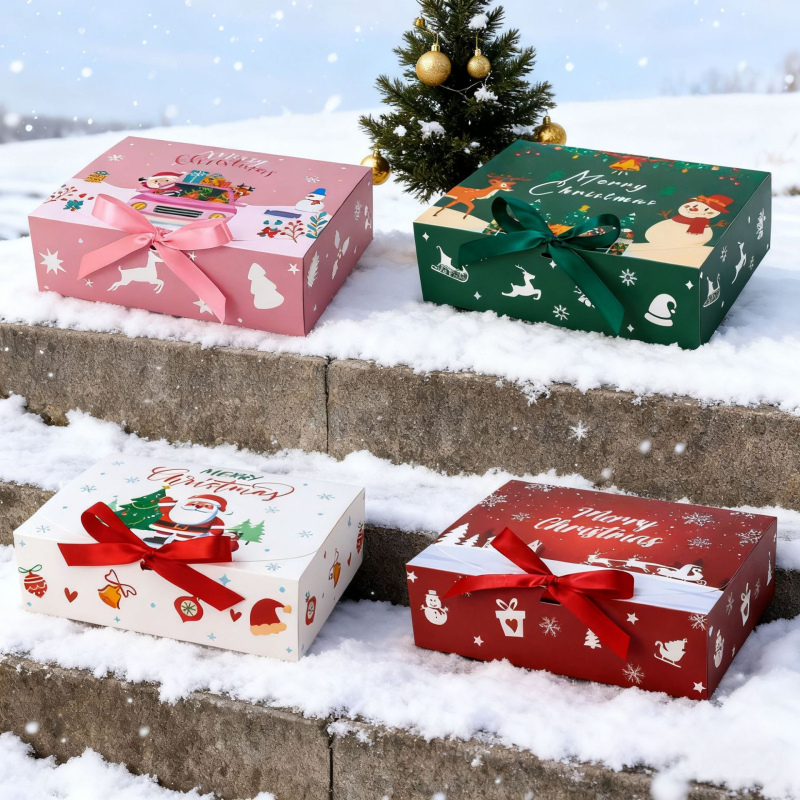 Αναδιπλούμενο κουτί δώρου από χαρτί, 350 gsm, Εκτύπωση και Δίπλωση, Βάρος 60 g, SD-014