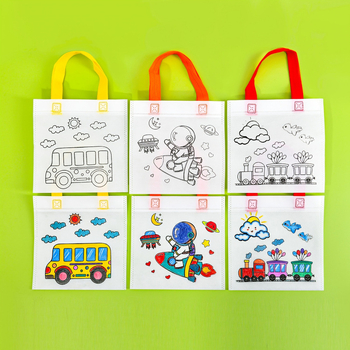 Τσάντες Δώρων DIY από ύφασμα μιμημένου σουέτ, συσκευασία δώρου, χαριτωμένα διακοσμητικά για πάρτι τέχνης