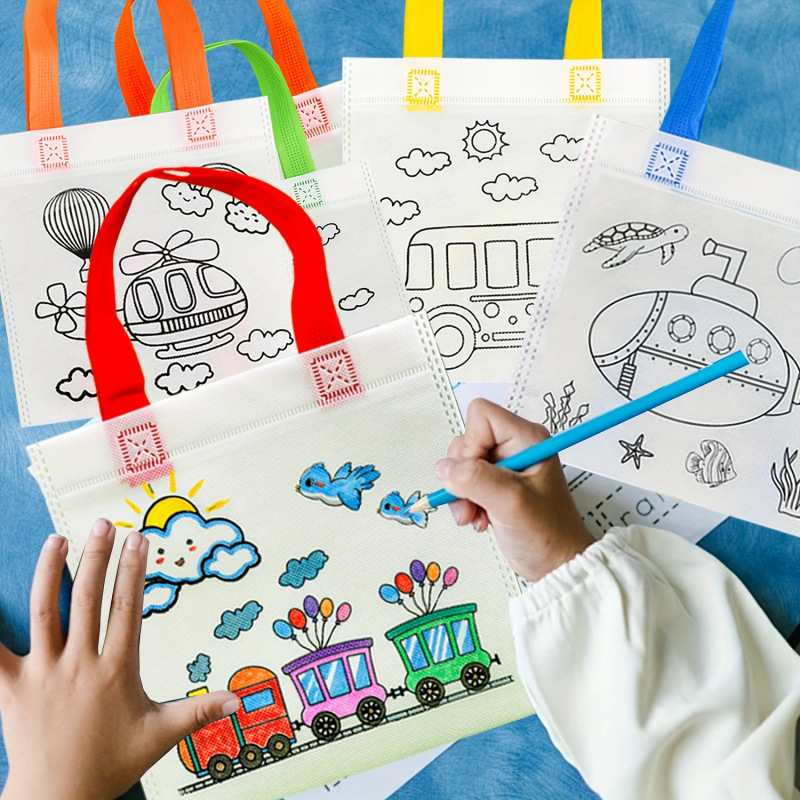 Τσάντες Δώρων DIY από ύφασμα μιμημένου σουέτ, συσκευασία δώρου, χαριτωμένα διακοσμητικά για πάρτι τέχνης