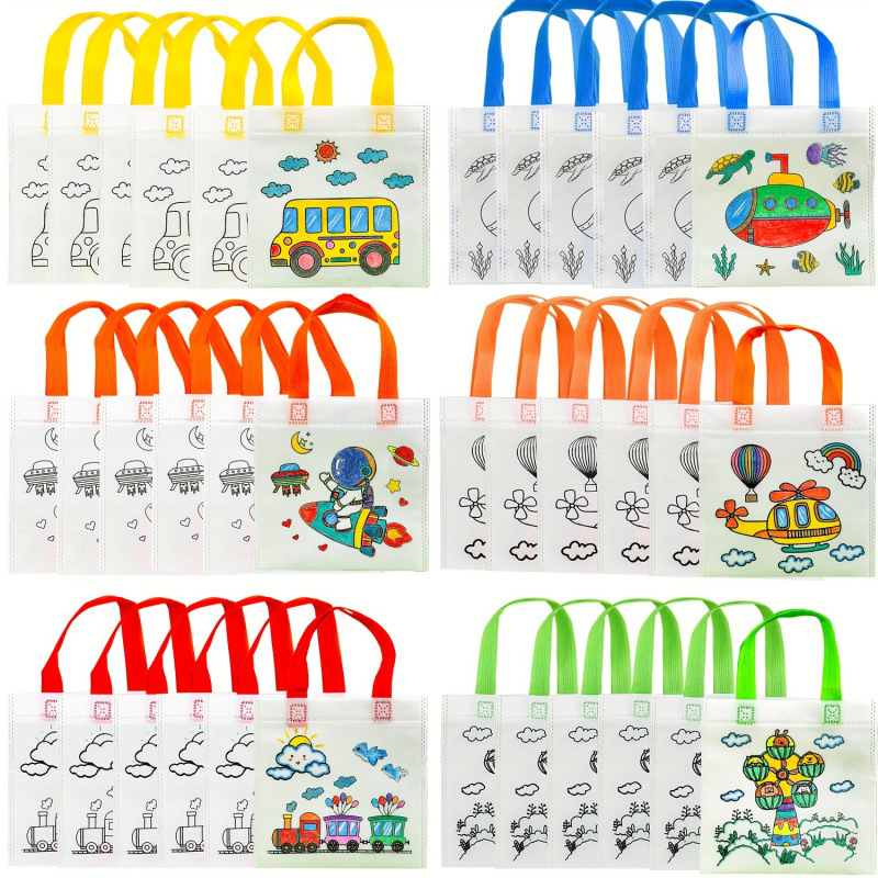 Τσάντες Δώρων DIY από ύφασμα μιμημένου σουέτ, συσκευασία δώρου, χαριτωμένα διακοσμητικά για πάρτι τέχνης