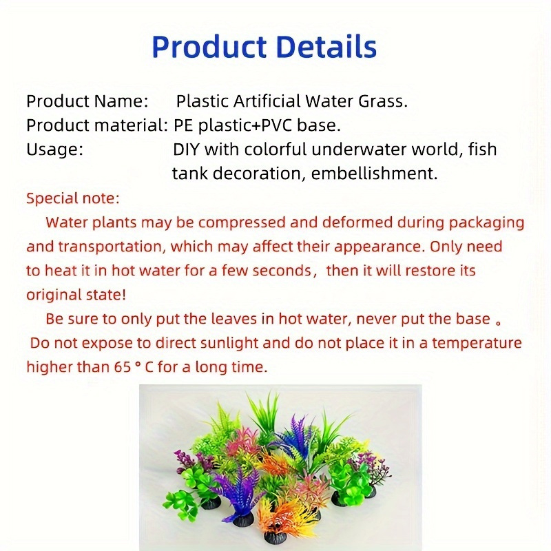 Decorațiune acvariu cu plante PVC — Cod articol jd601099567334966; Categorie: Echipamente pentru acvariu; Subcategoria: Alte accesorii pentru acvariu; Sursă de export exclusivă: Da