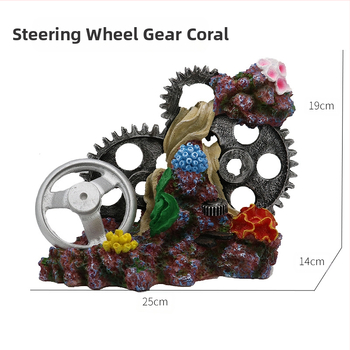 Διακοσμητικό γλυπτό για ενυδρείο – υλικό από οικολογική ρητίνη, προέλευση Γκουανγκντόνγκ, για υποβρύχιο τοπίο, στυλ ωκεανός, μάρκα Linger Pet