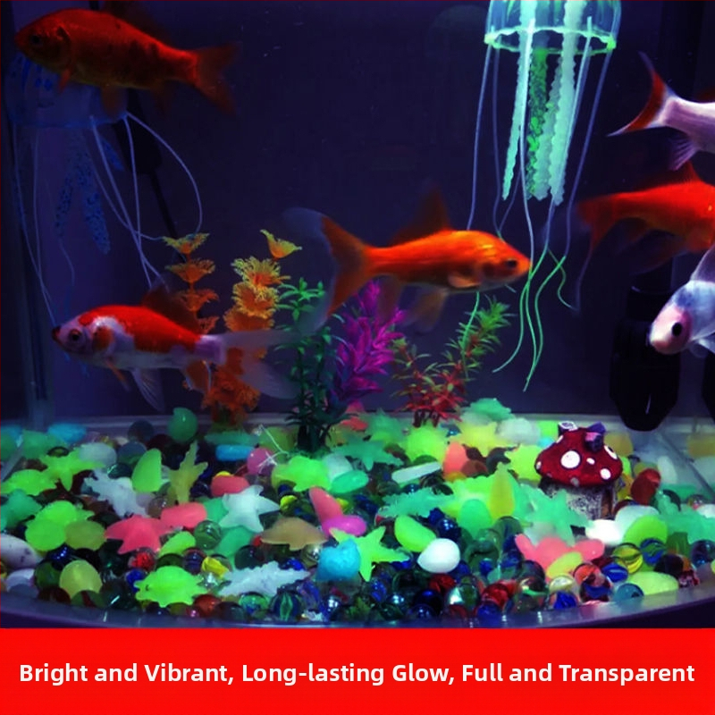 Аквариумни светещи камъни, океански камъни, декоративни за дъното, код 020