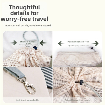 DODOPET Τσάντα-πλάτης για κατοικίδια από γνήσιο δέρμα – Ιδανική για βόλτες, για σκύλους έως 6 kg και γάτες έως 7 kg