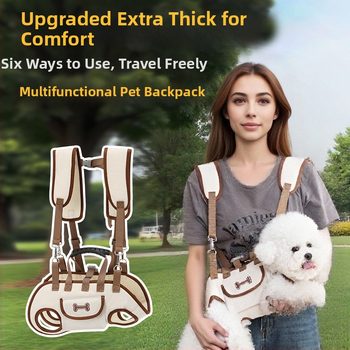 Ceļošanai mājdzīvniekiem paredzēta soma ar krūšu crossbody dizainu — Oxford audums, vienkrāsains raksts, izcelsme Zhejiang, cietība vidēja līdz maigai