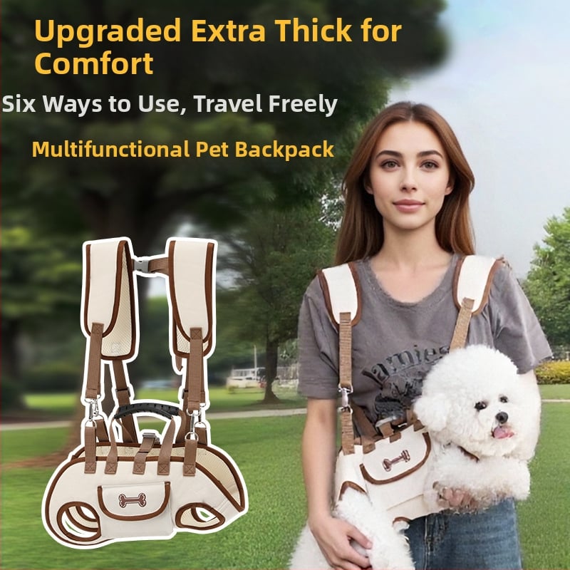 Ceļošanai mājdzīvniekiem paredzēta soma ar krūšu crossbody dizainu — Oxford audums, vienkrāsains raksts, izcelsme Zhejiang, cietība vidēja līdz maigai