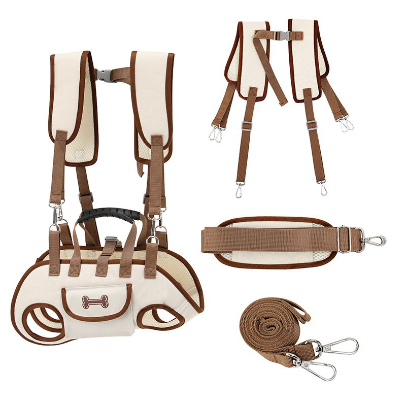 Ceļošanai mājdzīvniekiem paredzēta soma ar krūšu crossbody dizainu — Oxford audums, vienkrāsains raksts, izcelsme Zhejiang, cietība vidēja līdz maigai