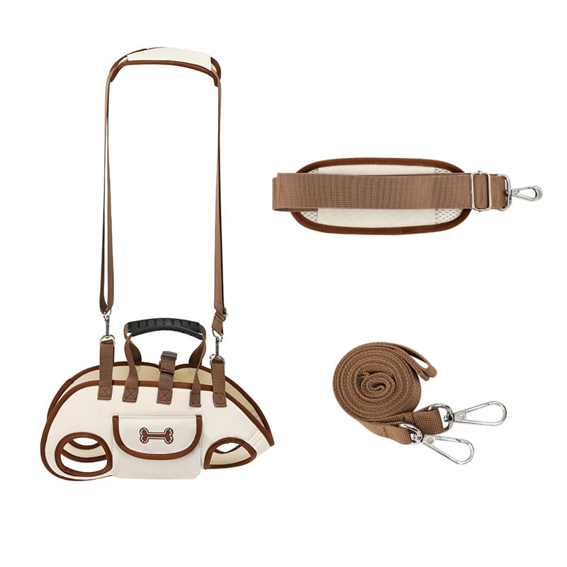 Ceļošanai mājdzīvniekiem paredzēta soma ar krūšu crossbody dizainu — Oxford audums, vienkrāsains raksts, izcelsme Zhejiang, cietība vidēja līdz maigai