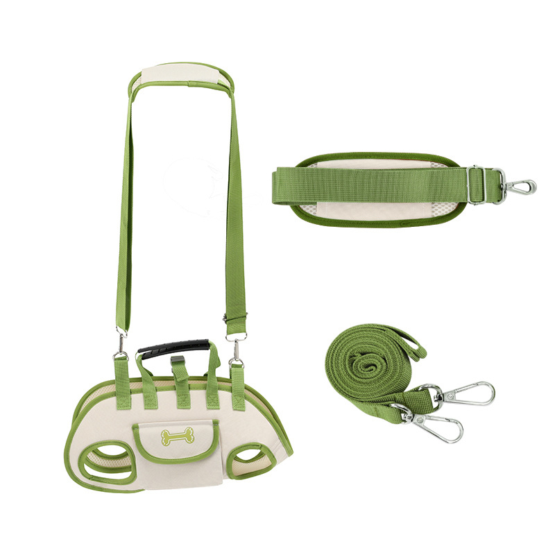 Ceļošanai mājdzīvniekiem paredzēta soma ar krūšu crossbody dizainu — Oxford audums, vienkrāsains raksts, izcelsme Zhejiang, cietība vidēja līdz maigai