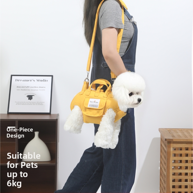 Канвасова чанта за домашни любимци, кръстосана презрамка, не е вносена, без IP авторизация