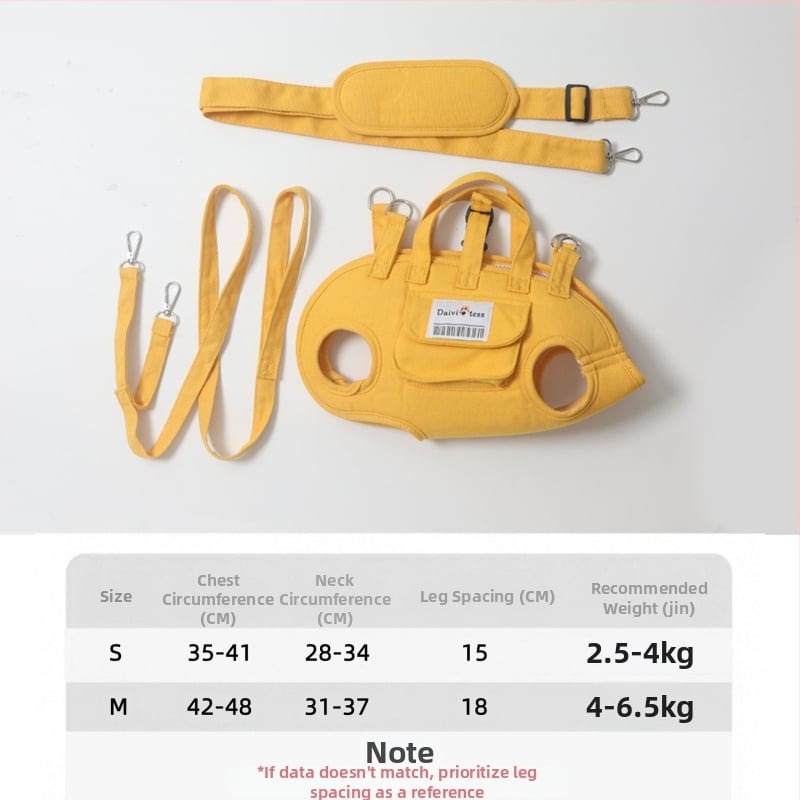 Kanvas mājdzīvnieku soma ar crossbody dizainu, nav importēta, bez IP atļaujas