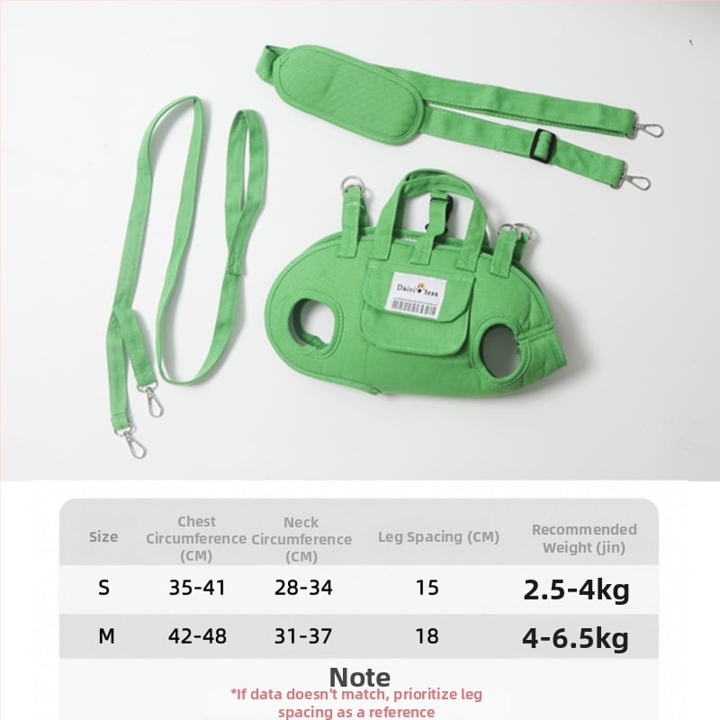 Kanvas mājdzīvnieku soma ar crossbody dizainu, nav importēta, bez IP atļaujas