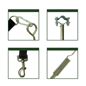 Λουρί σκύλου από ανοξείδωτο ατσάλι, PETALENT, καθολική χρήση, μοντέλο SCL9462B