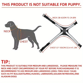 Γιλέκο σκύλου με επαναφορτιζόμενο φλας LED — πλαστικό υλικό, καθολική συμβατότητα