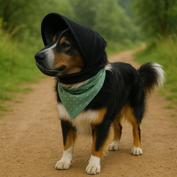 Μούζλε για σκύλους από νάιλον, κάλυμμα κεφαλής – προστασία από δαγκώματα και τσιμπήματα εντόμων