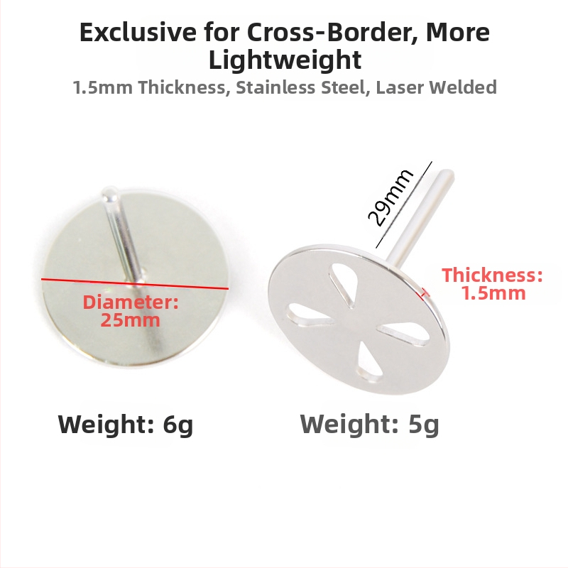 Disk na pilovanie nechtov pre otáčavý hriadeľ – Bo Zhuan nerezová oceľ, Ø25 mm, 6 g, odstraňovanie odumretej kože pre pedikúru