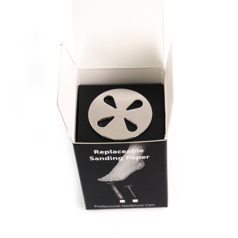 Disk na pilovanie nechtov pre otáčavý hriadeľ – Bo Zhuan nerezová oceľ, Ø25 mm, 6 g, odstraňovanie odumretej kože pre pedikúru