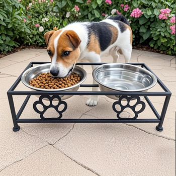 Διπλά μπολ για σκύλους από ανοξείδωτο ατσάλι – σετ δύο μπολ, Προέλευση: Κίνα, Διασυνοριακή αποκλειστική προμήθεια, Είδη διατροφής κατοικίδιων