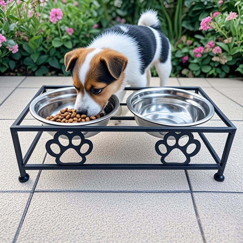 Rozsdamentes acélból készült kutyatálak – kettős tál készlet, Származás: Kína, Határokon átívelő kizárólagos ellátás, Háziállat etetőeszközök