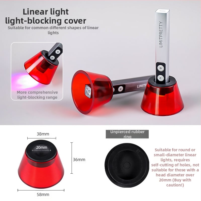 Nagu mākslas stiprinājums ar biezu aizsargplāksni pret zilo gaismu, plastmasa, modelis zqgj0430, 1 gab.