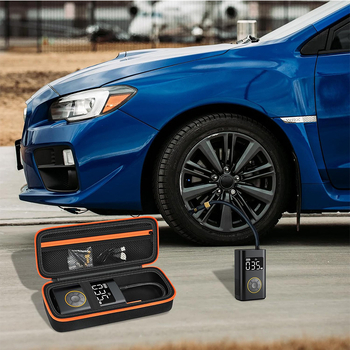 Портативна чанта за съхранение на помпа за гуми HP037, Oxford плат + EVA + Jiawei плат, конструкция: горещо пресован EVA + шиене, носим капацитет 0,5 кг