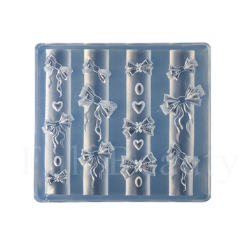 Καλούπι σιλικόνης νυχιών – τρισδιάστατος σχεδιασμός φιόγγου, σε μπαλέτο στυλ, κοσμήματα νυχιών, 47,5–55 g, Full Beauty