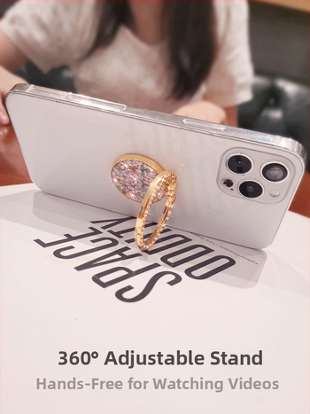 Настолна държач-пръстен за мобилен телефон — Jager, модел: Всички модели; настолна употреба; лицензирана частна марка: Да